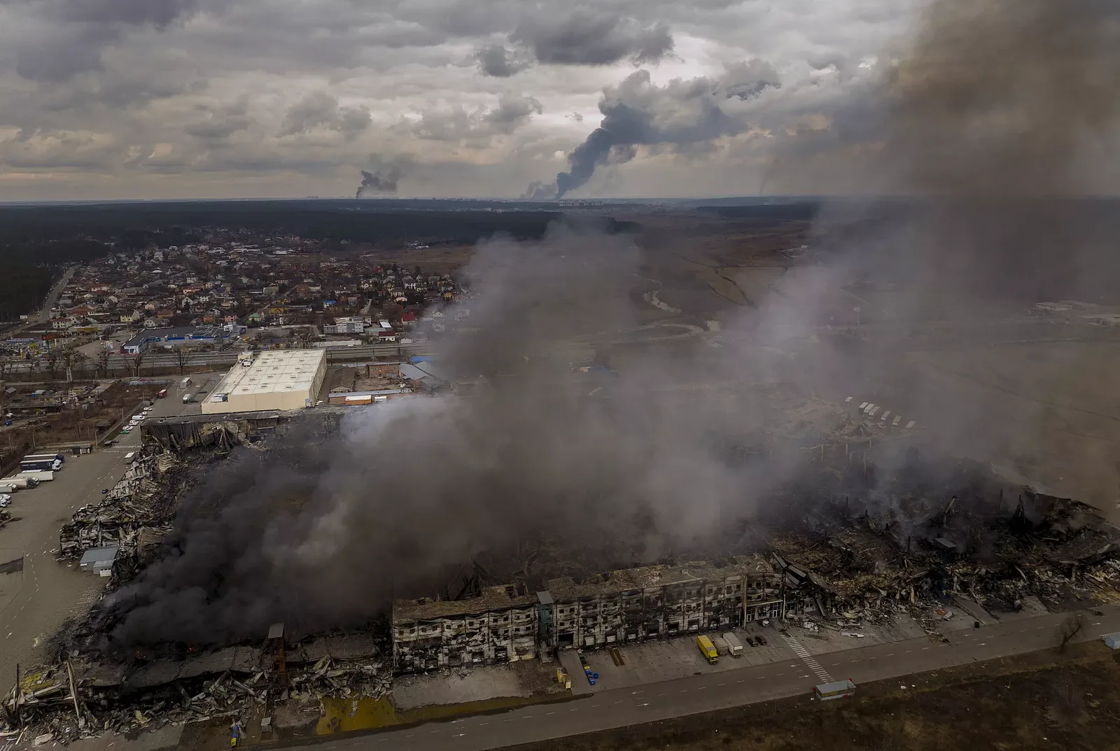 Damaged medical infrastructure in Ukraine